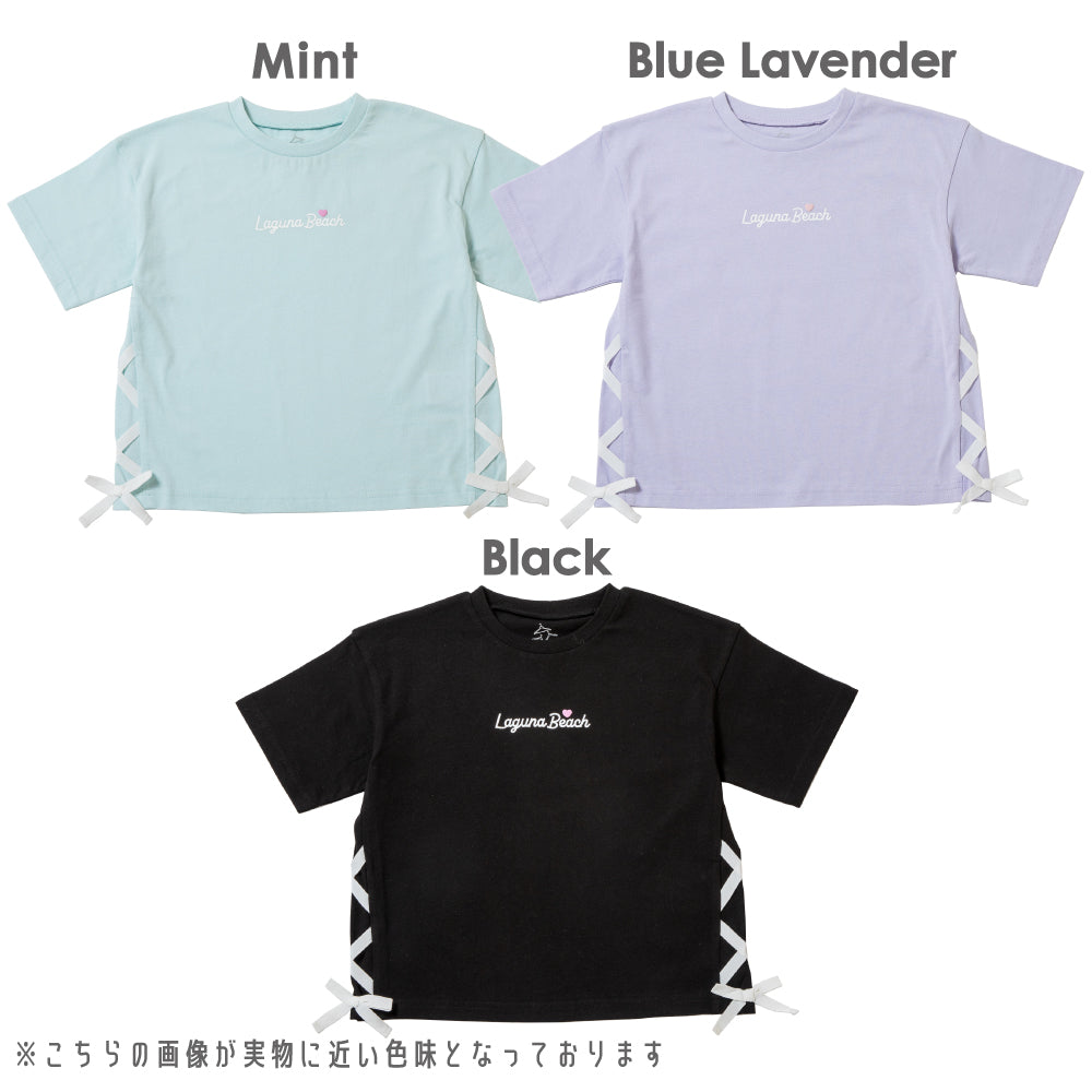 サイドリボンTシャツ