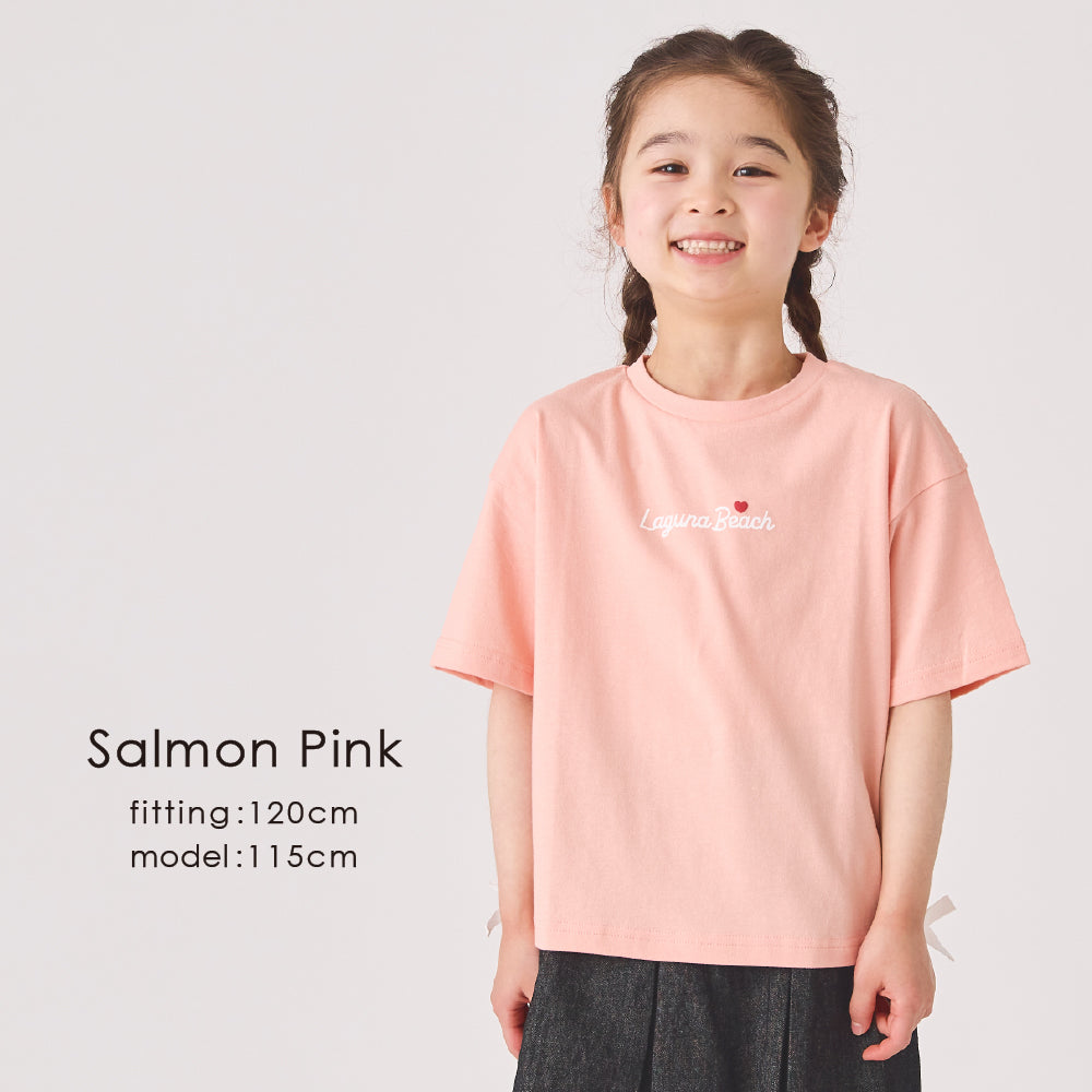 サイドリボンTシャツ