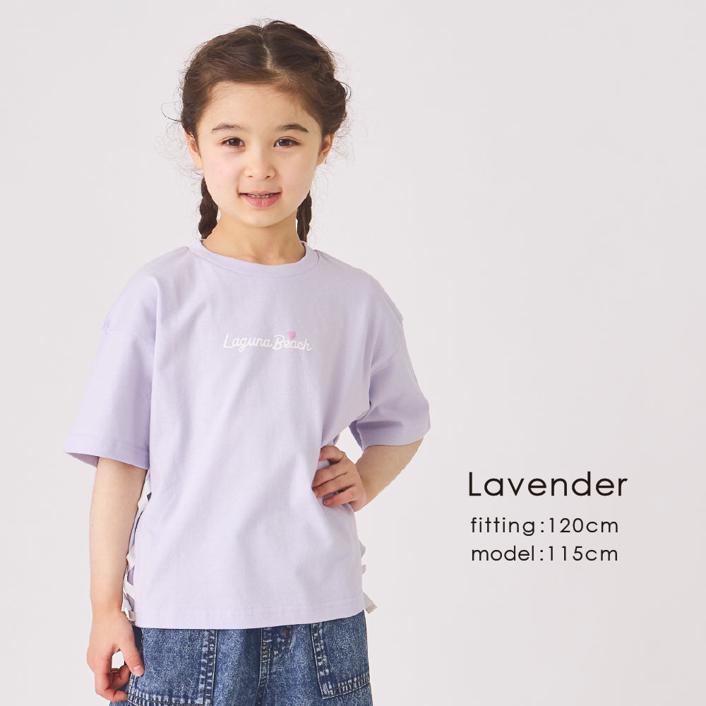 サイドリボンTシャツ