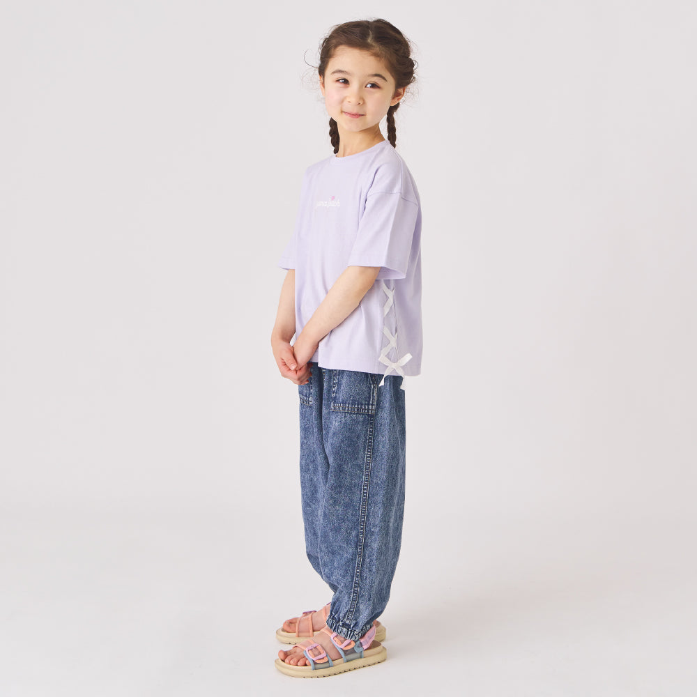 サイドリボンTシャツ