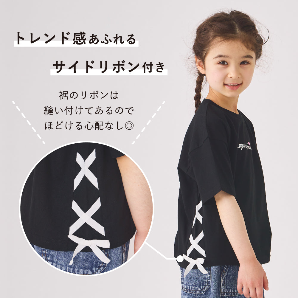 サイドリボンTシャツ