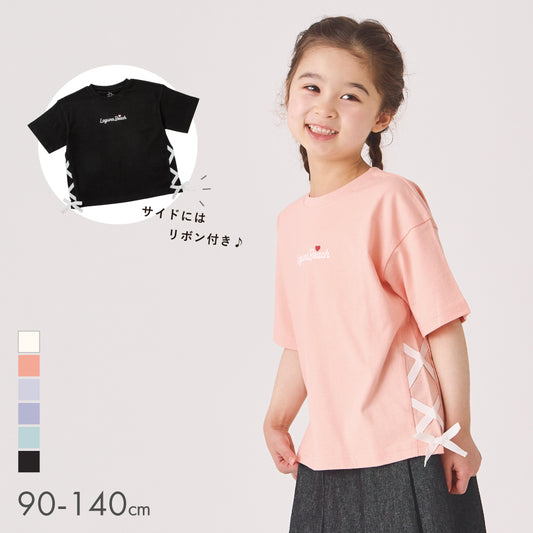 サイドリボンTシャツ