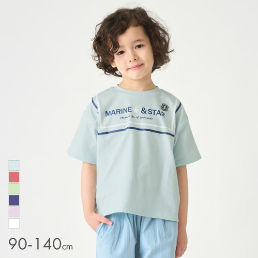 マリン風 プリントTシャツ