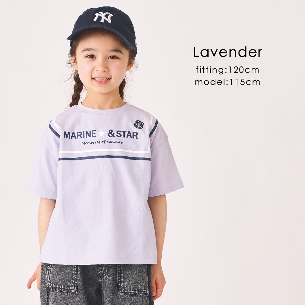 マリン風 プリントTシャツ