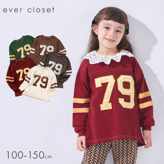 こなれ感アップ ナンバリング長袖Tシャツ