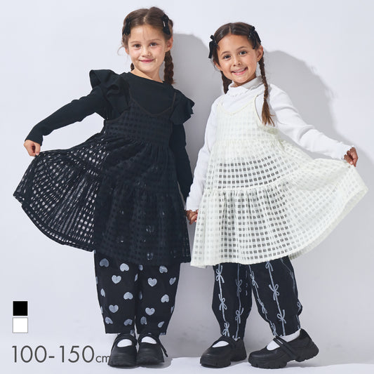 レイヤード キャミ ワンピース