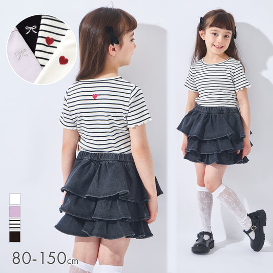 【2026年 春新作】ストレッチリブ半袖Tシャツ