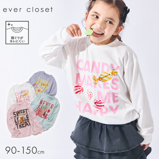 スイーツフォトプリント長袖Tシャツ