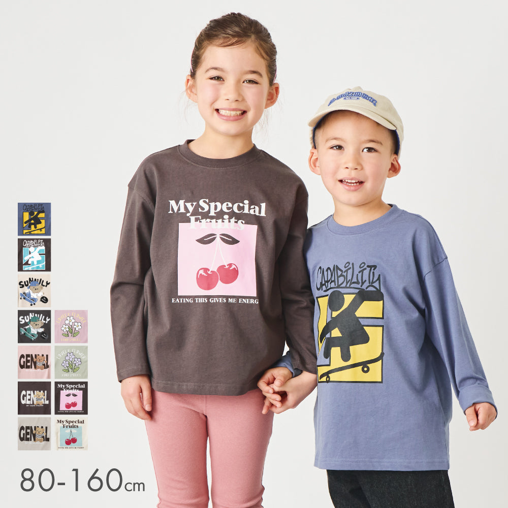 FIL DE FER - 【美品・品切れ】FIL DE FER ピンク グラフィックプリント 長袖Tシャツ FIL DE FER - 【美品・品切れ】FIL DE FER ピンク グラフィック
