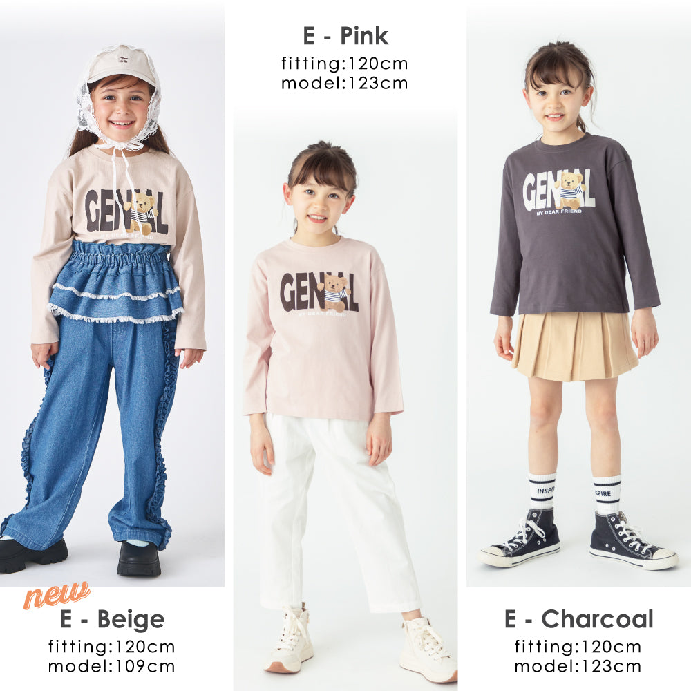 【最速!秋割】プリント長袖Tシャツ
