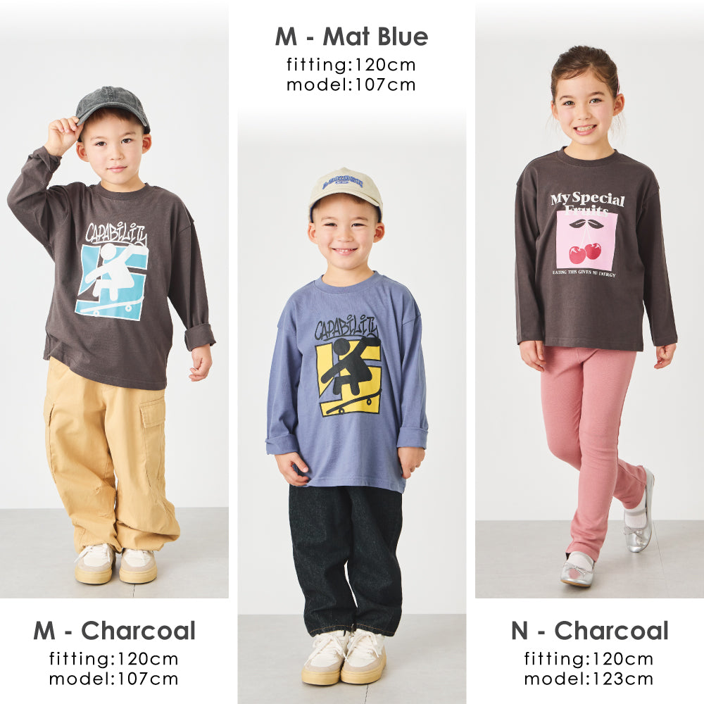 【最速!秋割】プリント長袖Tシャツ