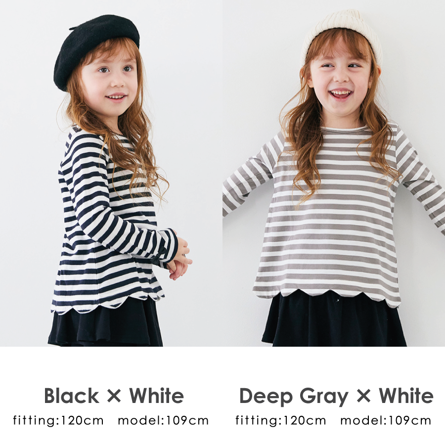 【OUTLET SALE】裾スカラップチュニック