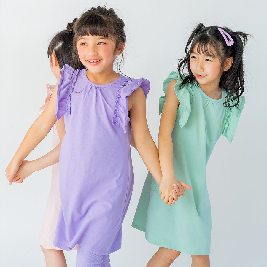 【OUTLET SALE】伸縮性抜群 ! フリルワンピース