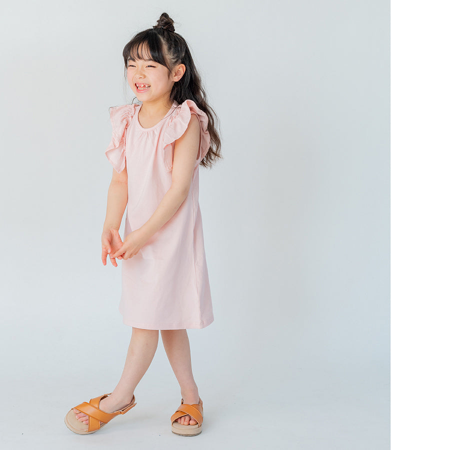 【OUTLET SALE】伸縮性抜群 ! フリルワンピース