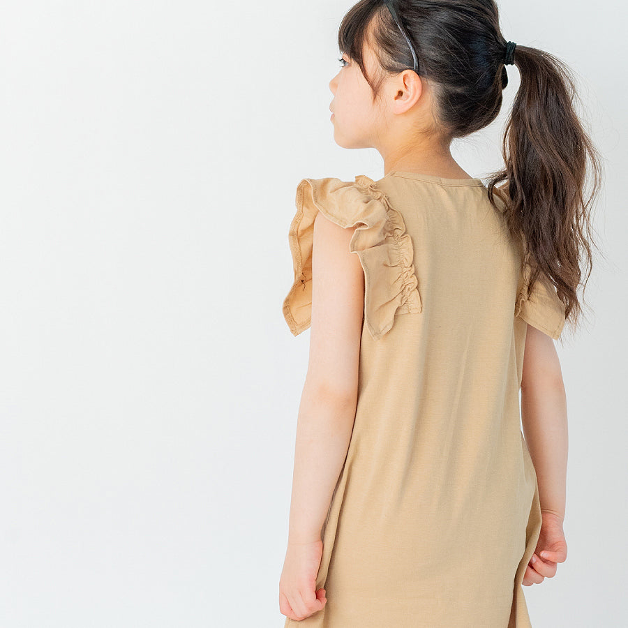 【OUTLET SALE】伸縮性抜群 ! フリルワンピース