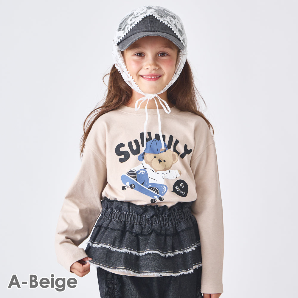 【最速!秋割】プリント長袖Tシャツ