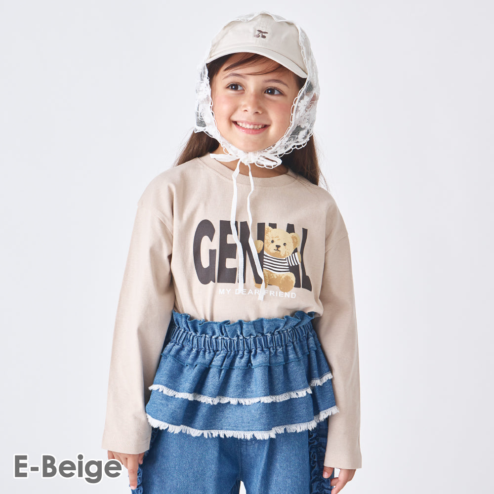 【最速!秋割】プリント長袖Tシャツ