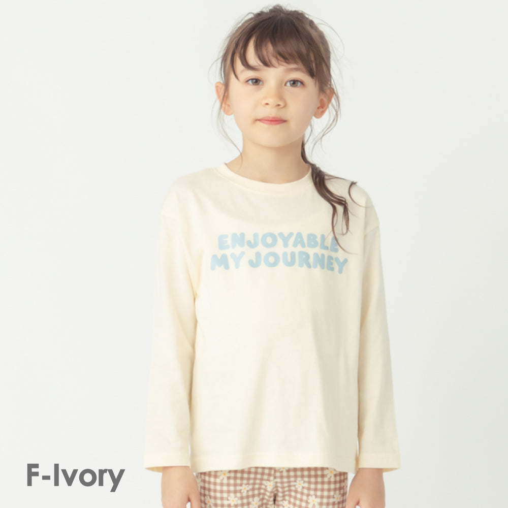 毎日選びたい プリント長袖Tシャツ