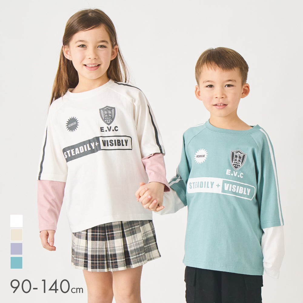 レイヤード長袖Tシャツ