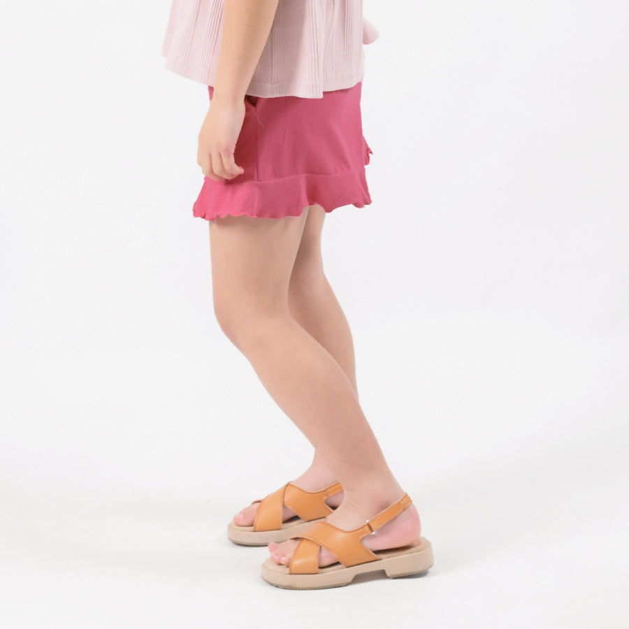 【OUTLET SALE】裾フリルショートパンツ