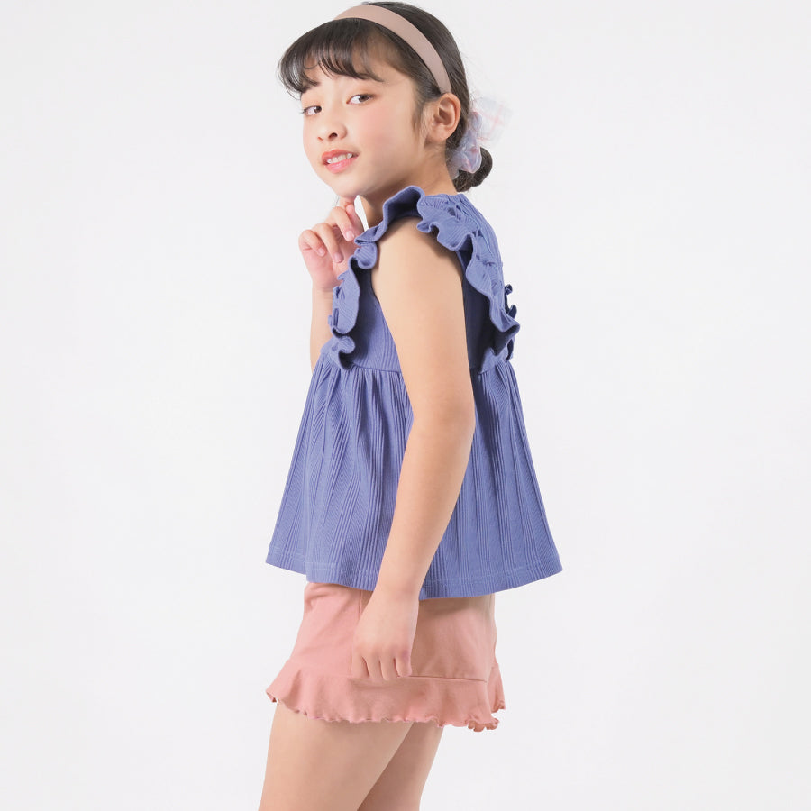 【OUTLET SALE】裾フリルショートパンツ
