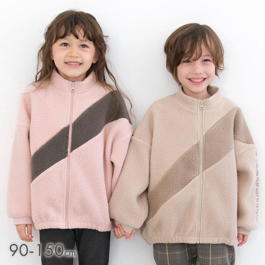 ボアzipパーカー