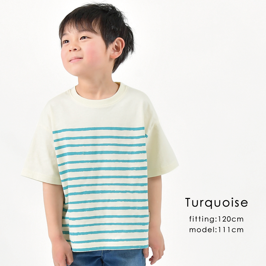 【OUTLET SALE】パネルボーダーTシャツ