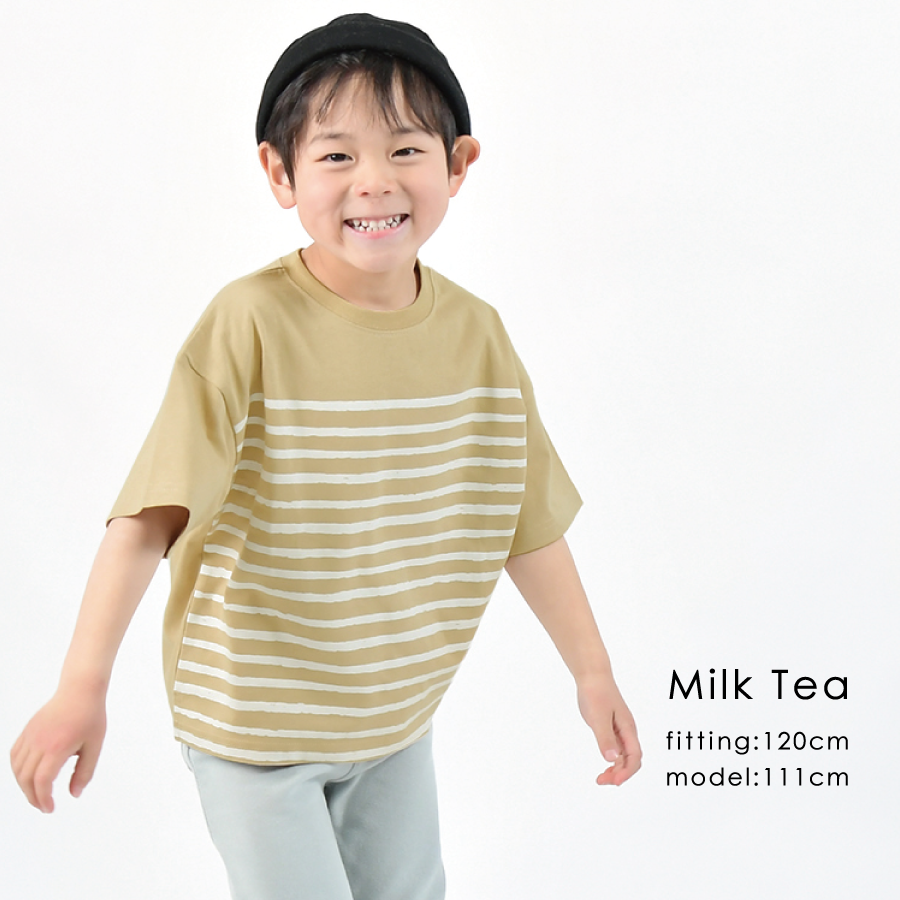 【OUTLET SALE】パネルボーダーTシャツ