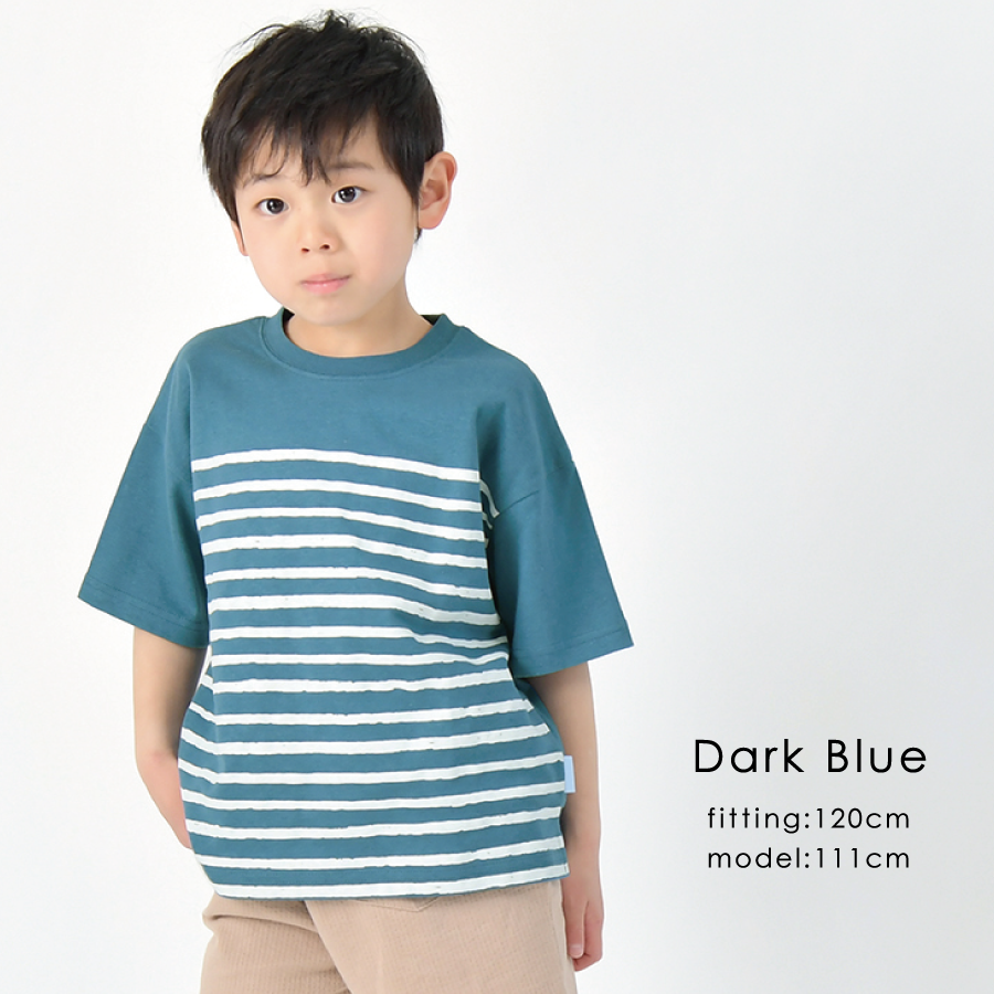 【OUTLET SALE】パネルボーダーTシャツ