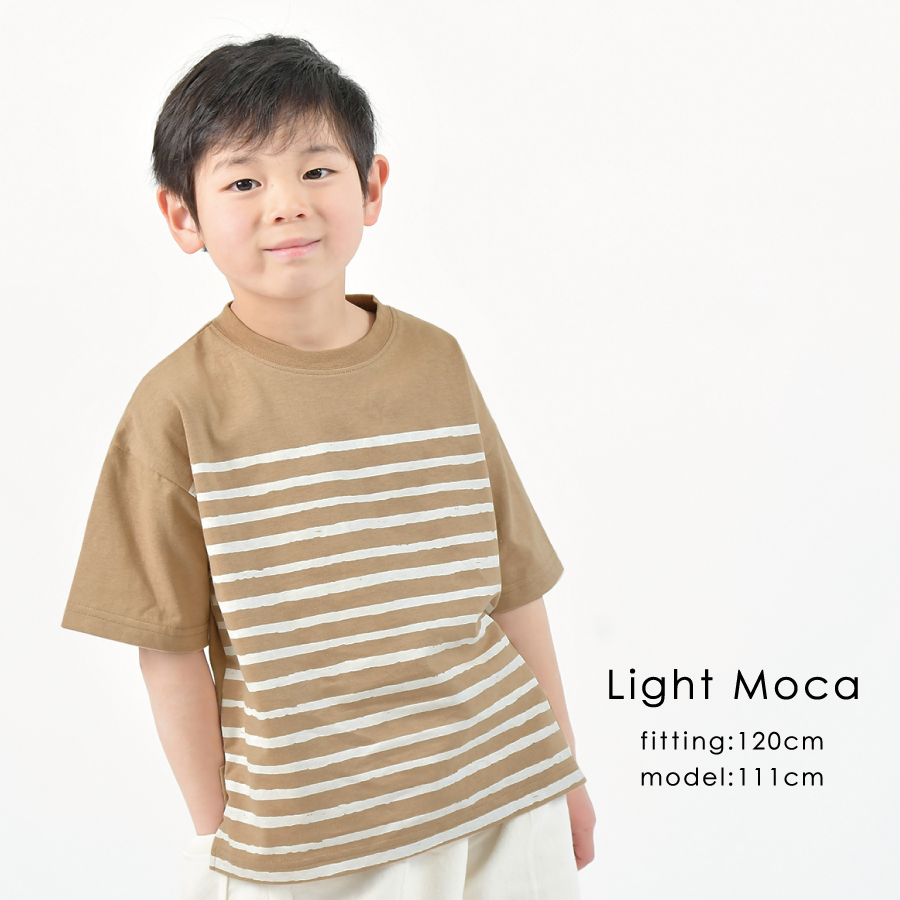 【OUTLET SALE】パネルボーダーTシャツ