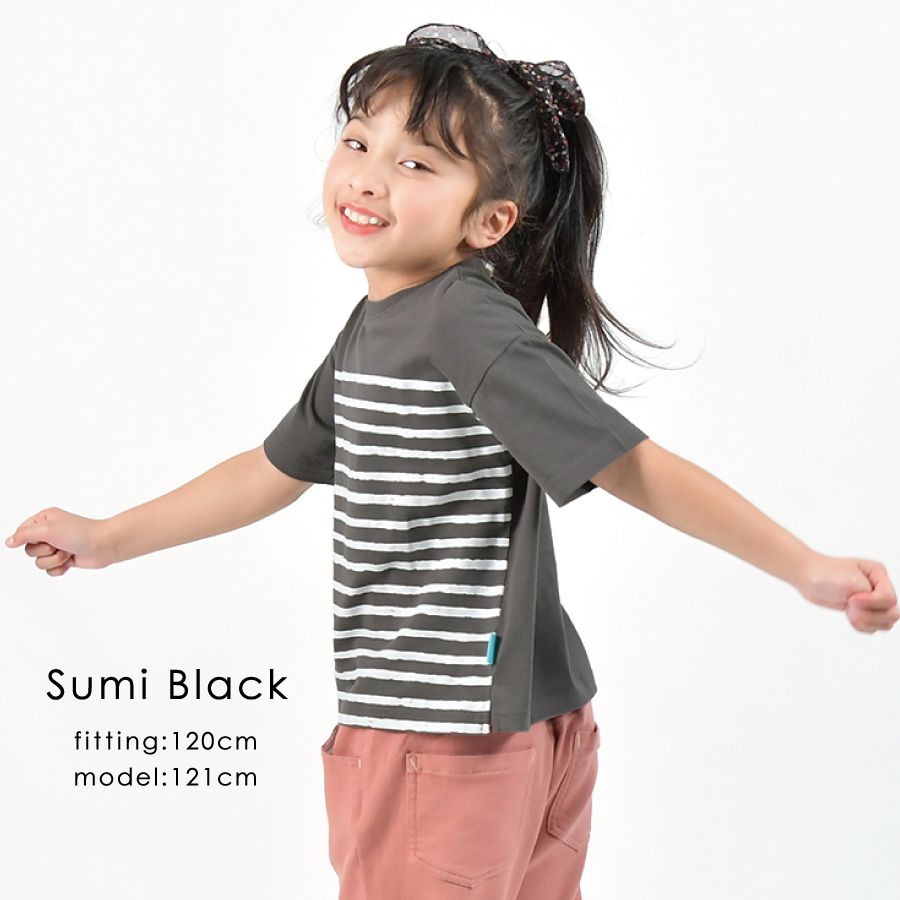 【OUTLET SALE】パネルボーダーTシャツ