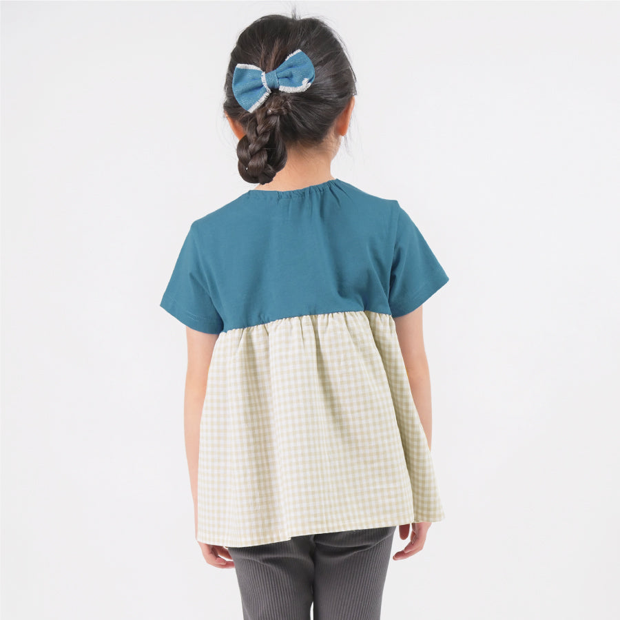 【OUTLET SALE】フリルドッキングTシャツ