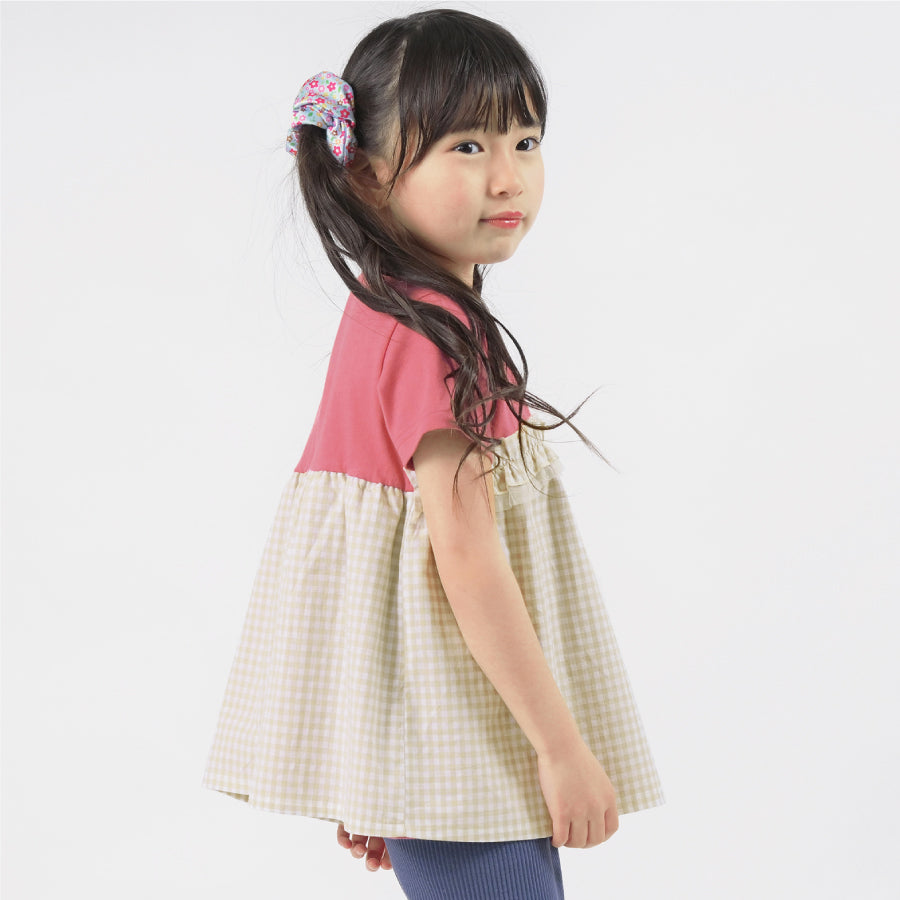 【OUTLET SALE】フリルドッキングTシャツ