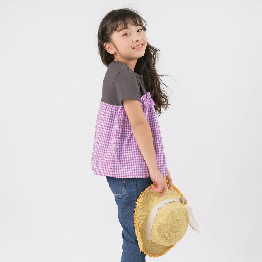 【OUTLET SALE】フリルドッキングTシャツ