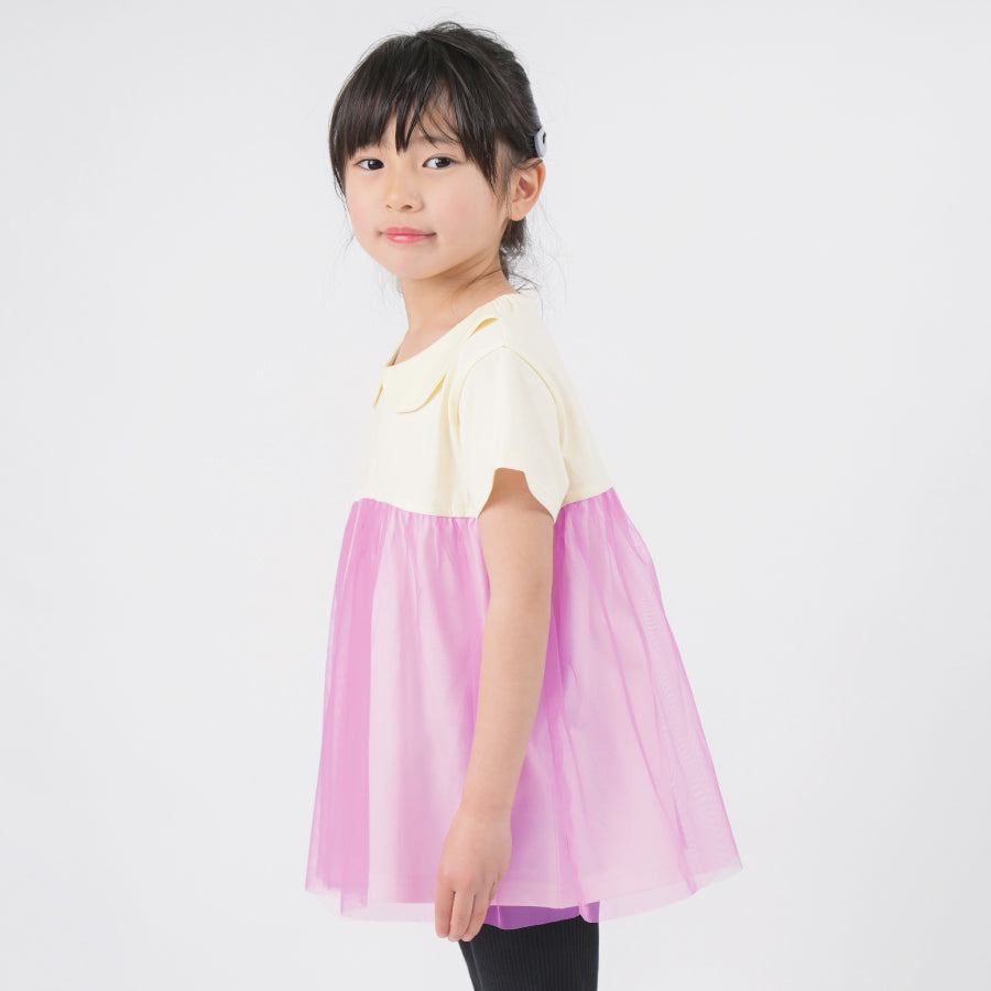 【OUTLET SALE】チュールTシャツ