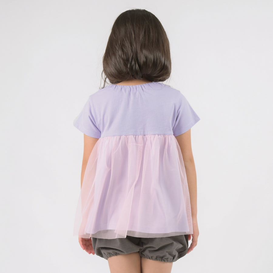 【OUTLET SALE】チュールTシャツ