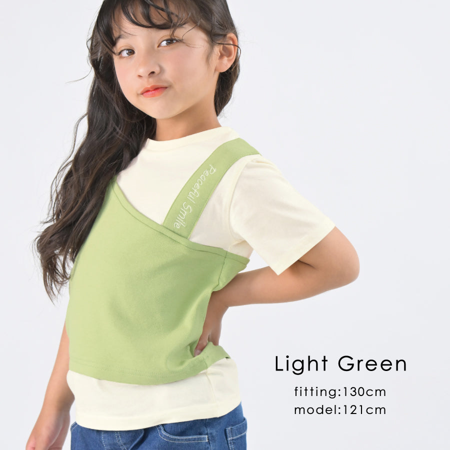【OUTLET SALE】ビスチェフェイクTシャツ