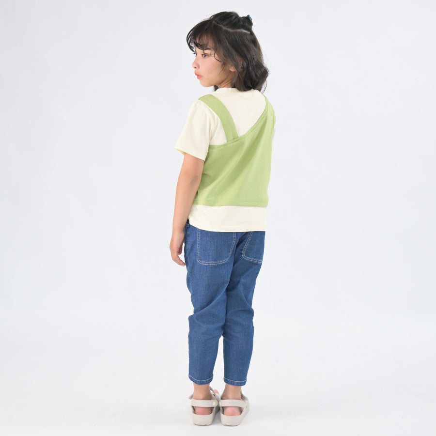 【OUTLET SALE】ビスチェフェイクTシャツ
