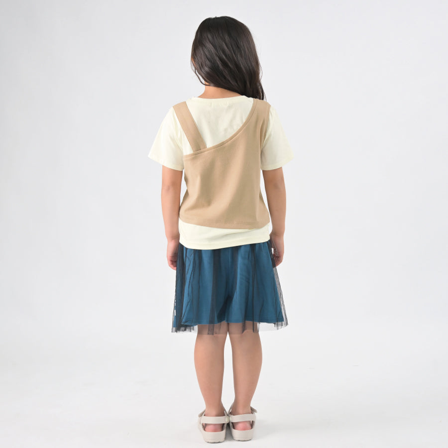 【OUTLET SALE】ビスチェフェイクTシャツ