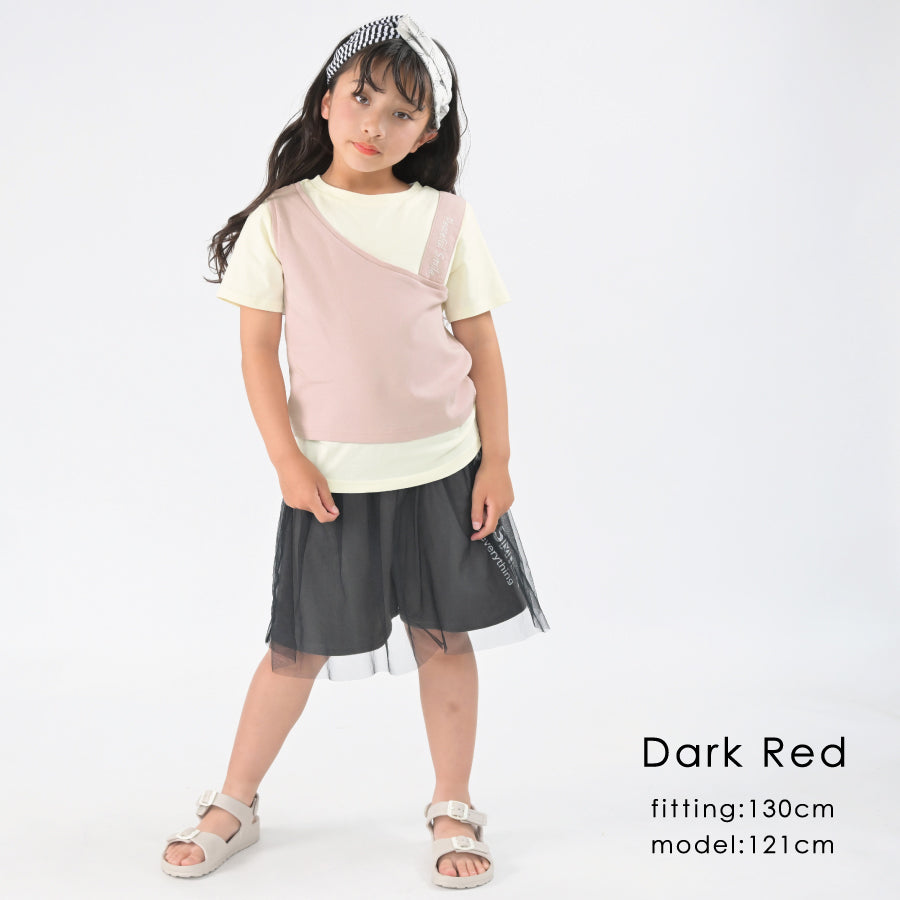 【OUTLET SALE】ビスチェフェイクTシャツ