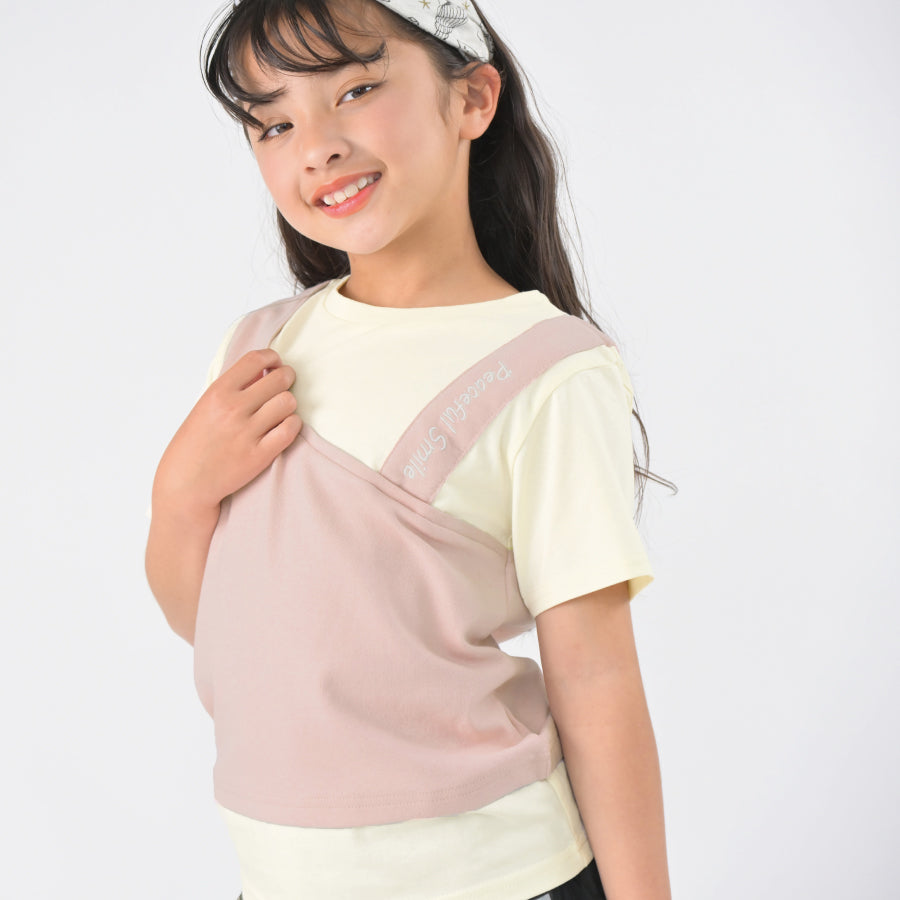 【OUTLET SALE】ビスチェフェイクTシャツ