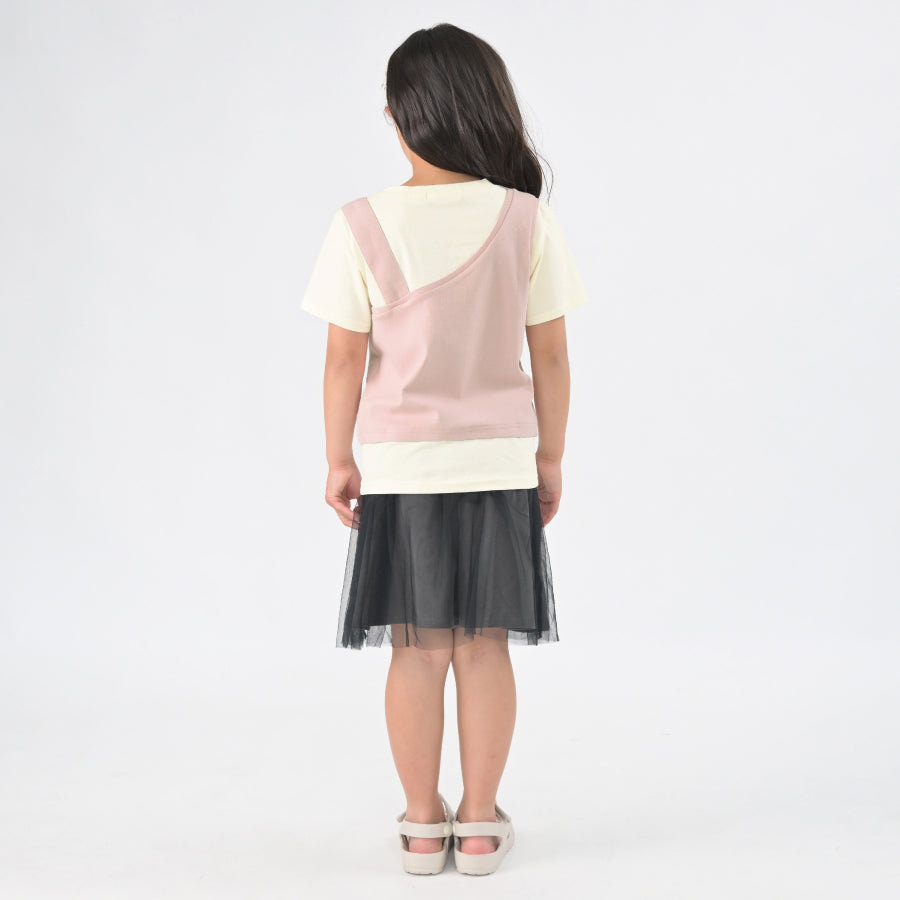 【OUTLET SALE】ビスチェフェイクTシャツ