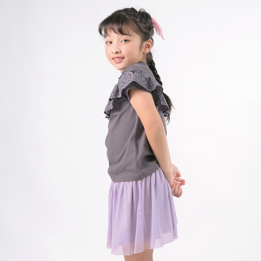 【OUTLET SALE】ストライプチュールスカッツ