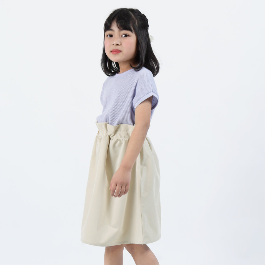 【OUTLET SALE】ドッキング半袖ワンピース