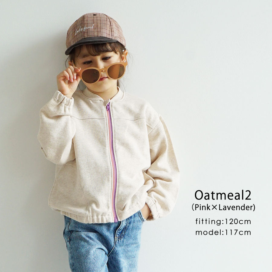 【OUTLET SALE】配色ジップパーカー