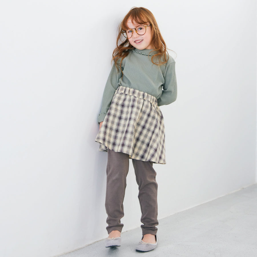 【OUTLET SALE】チェック柄スカッツ