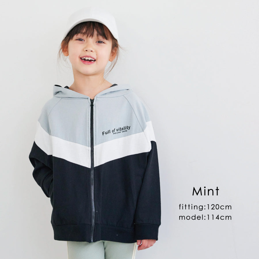 【OUTLET SALE】配色パーカー