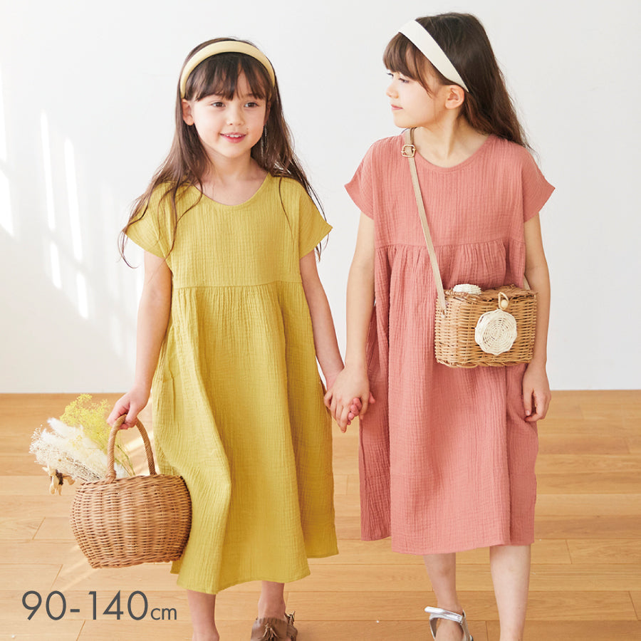 【OUTLET SALE】コットンガーゼ ワンピース