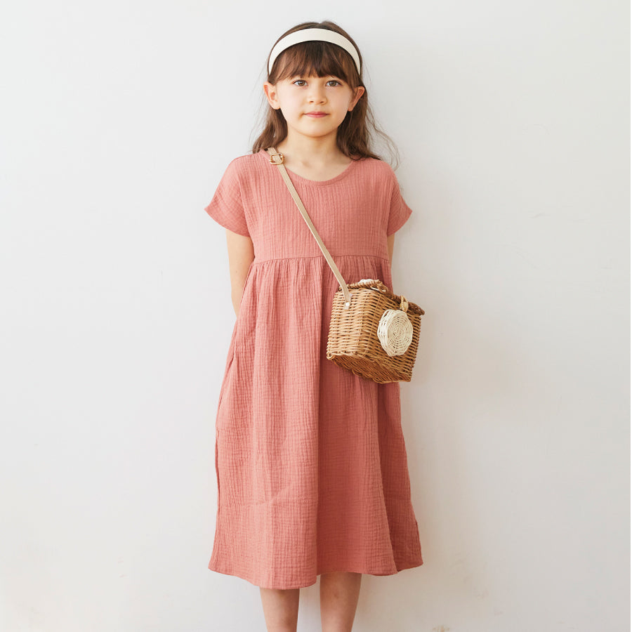 【OUTLET SALE】コットンガーゼ ワンピース
