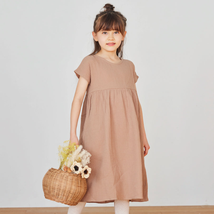 【OUTLET SALE】コットンガーゼ ワンピース